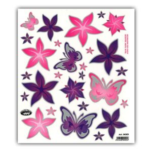 No Label | Stickerset bloemen & vlinders