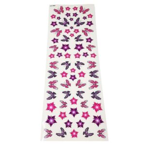 No Label | Fiets frame stickerset bloemen & vlinders