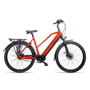 Avalon E-Bikes | Elektrische fiets E-Pro Sport, Rood-Zwart, Framehoogte 49cm, Unisex