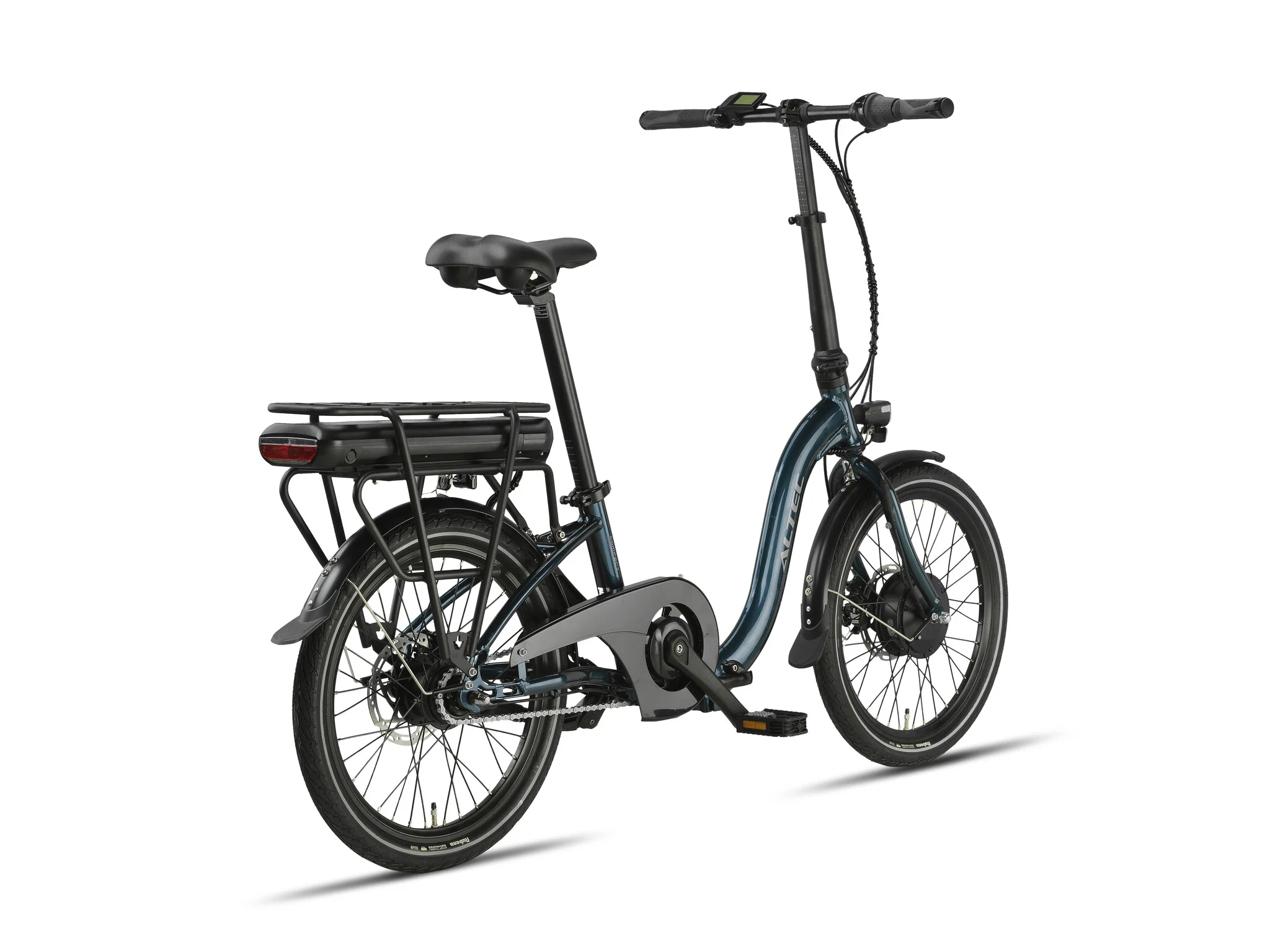 Altec | Electrische Vouwfiets Compact 20 Inch 39 cm Unisex 7V Hydraulische schijfrem Petrolblauw - Afbeelding 3