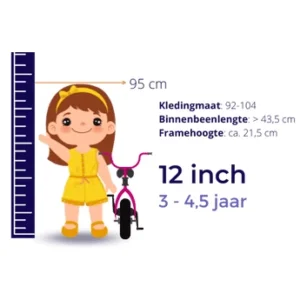 Framemaat 12 Inch (2-4 Jaar)