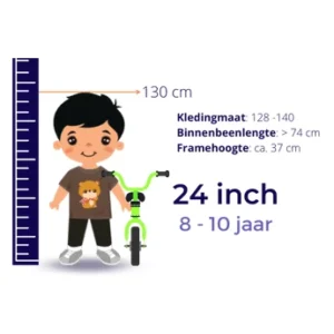 Framemaat 24 Inch (8-11 Jaar)