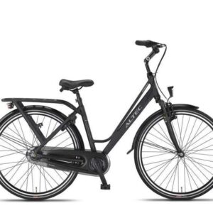 Altec | Dames Stadsfiets Omega 28 Inch 56 cm 7V Rollerbrake Matzwart