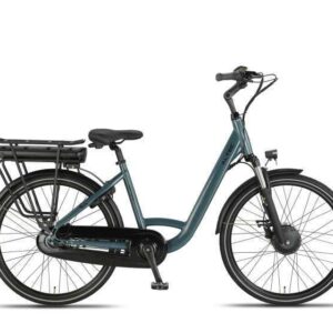Altec | Electrische Damesfiets Diamond 26 Inch 44 cm 7V Hydraulische schijfrem Blauwgroen