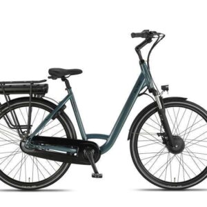 Altec | Electrische Damesfiets Diamond 28 Inch 53 cm 7V Hydraulische schijfrem Blauwgroen