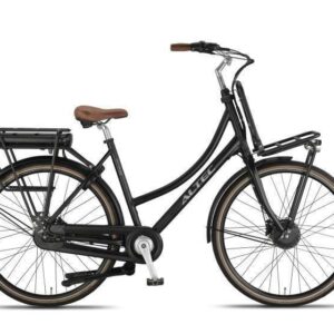 Altec | Elektrische Dames Transportfiets Kratos 28 Inch 53 cm 7V Hydraulische schijfrem Matzwart