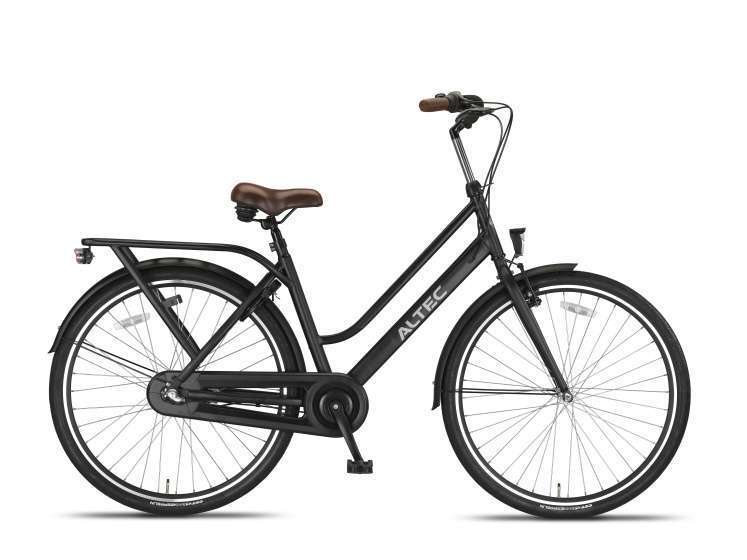Altec | Dames Stadsfiets Manta 28 Inch 55 cm 3V Rollerbrake Matzwart