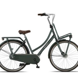 Altec | Dames Transportfiets Retro 28 Inch 53 cm 3V Rollerbrake Bosgroen