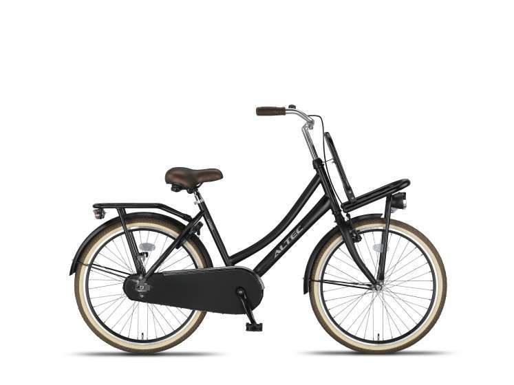Altec | Meisjes Transportfiets Urban 24 Inch Terugtraprem Matzwart