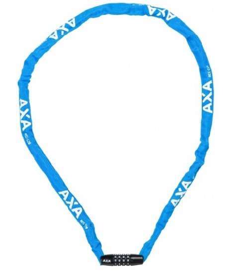 Axa | Kettingcijferslot Rigid RCC nylon hoes 1200 x 3,5 mm blauw