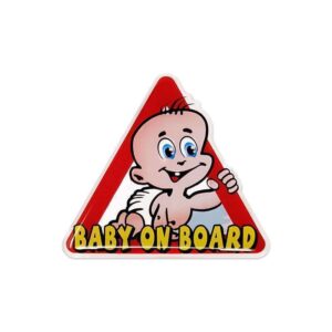 No Label | Baby on board 3D sticker