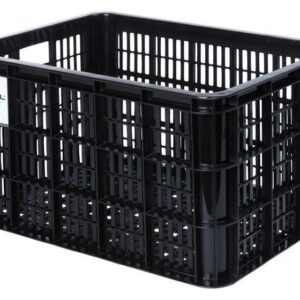 Basil | Fietskrat gerecycled L 40 liter zwart - 21158