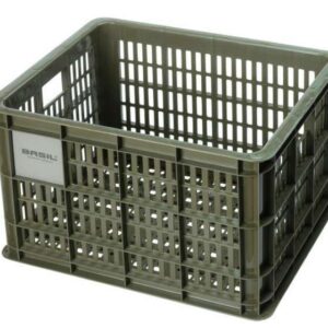 Basil | Fietskrat gerecycled M 29,5 liter groen - 21136