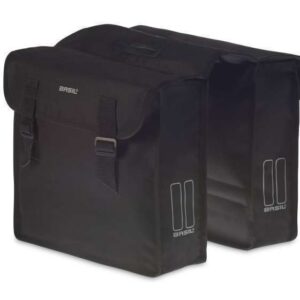 Basil | Dubbele fietstas Mara 26 liter zwart – 17022