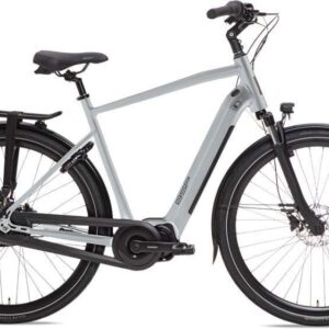 BSP | Elektrische Herenfiets Musa 28 Inch 57 cm 7V Hydraulische schijfrem Lichtgrijs