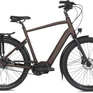 BSP | Elektrische Herenfiets Musa S 28 Inch 57 cm 8V Hydraulische schijfrem Donkerbruin