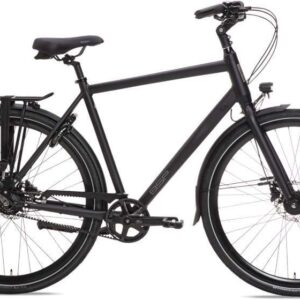 BSP | Herenfiets Stadsfiets Voyager Belt 28 Inch 56 cm 8V Hydraulische schijfrem Zwart