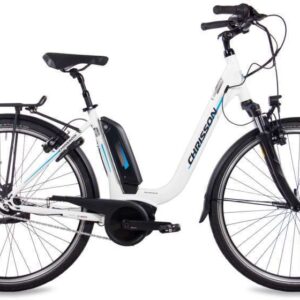 Chrisson | Elektrische Dames Stadsfiets E-Cassiopea 28 Inch 50 cm 7V V-Brakes Matwit