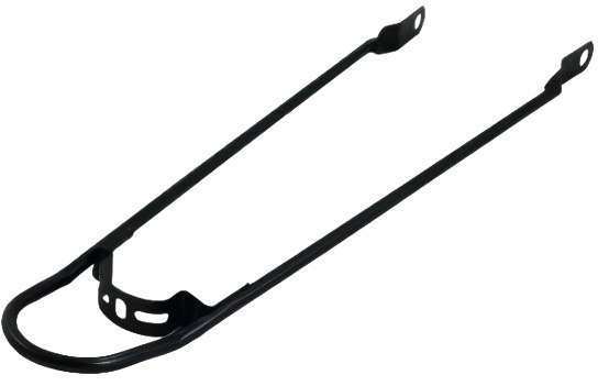 Cycle Tech | Spatbordstang met bumper 28 x 1,5 inch matzwart