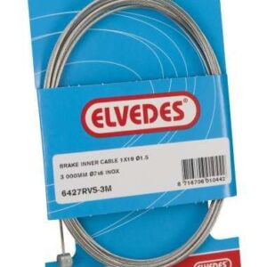 Elvedes | Achterrem binnenkabel 3000 mm tonnippel zilver