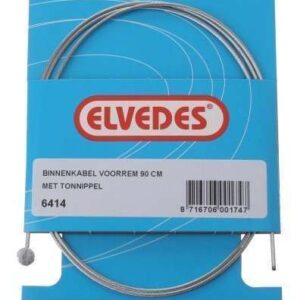 Elvedes | Binnenremkabel voor 6414 tonnippel 900 mm zilver