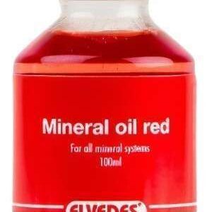 Elvedes | Mineraalolie (alle mineraalsystemen) 1000ml rood