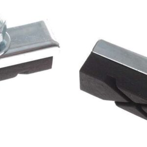 Elvedes | Remblokken X-Groove knijprem 40 x 13 mm zw/zil 2 stuks