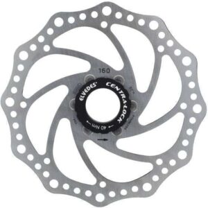 Elvedes | SC16 Remschijf 160 mm Centerlock RVS Zilver