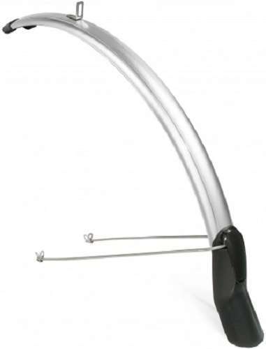 Eurofender | Voorspatbord Scatto 26-28 inch 51 mm zilver