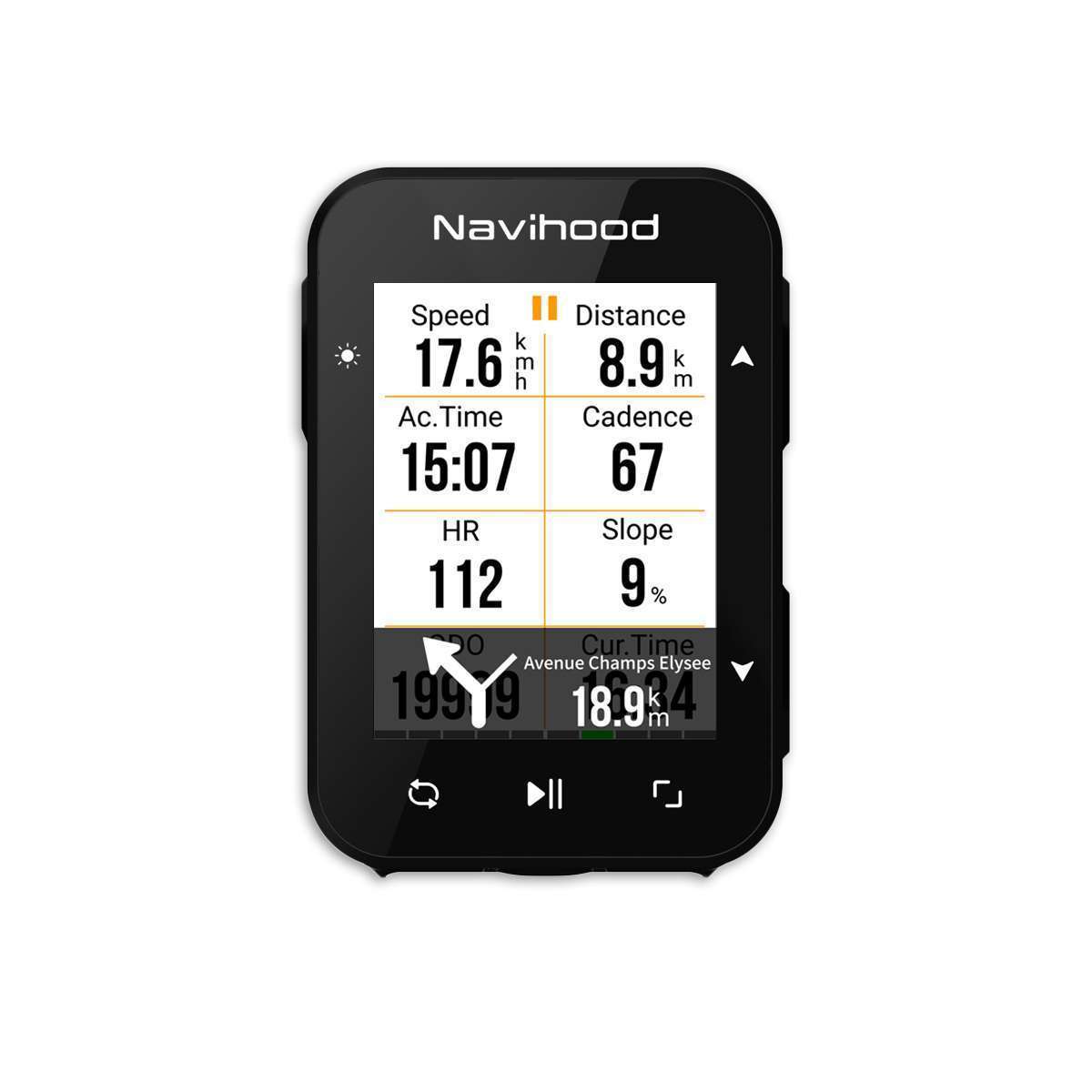 Navihood | Fietscomputer GPS Navigatie L2