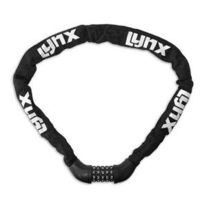 Lynx | Kettingslot met cijfercombinatie 1000 x 6 mm zwart