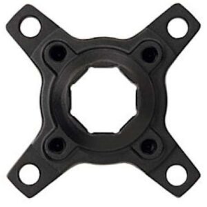Miranda | Crank spider 58 mm/104 mm Brose 4 arm alu zwart