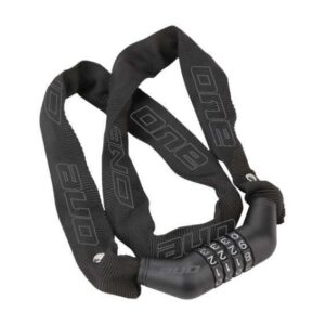 One | Cch.lock 4.90 Kettingcijferslot 90 cm Staal/Textiel Zwart