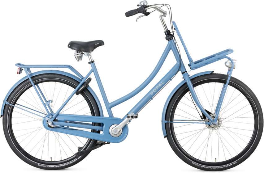 Popal | Dames Transportfiets Daily Dutch Prestige 28 Inch 59 cm 3V Terugtraprem Lichtblauw