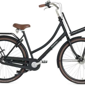 Daily Dutch Prestige 28 Inch 47 cm Dames 3V Terugtraprem Matzwart