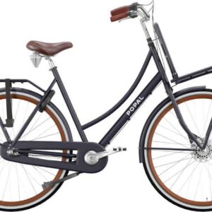 Popal | Dames Transportfiets Daily Dutch Prestige 28 Inch 47 cm 3V Terugtraprem Petrolblauw