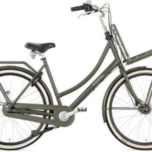 Popal | Dames Transportfiets Daily Dutch Prestige 28 Inch 47 cm 7V Rollerbrake Legergroen