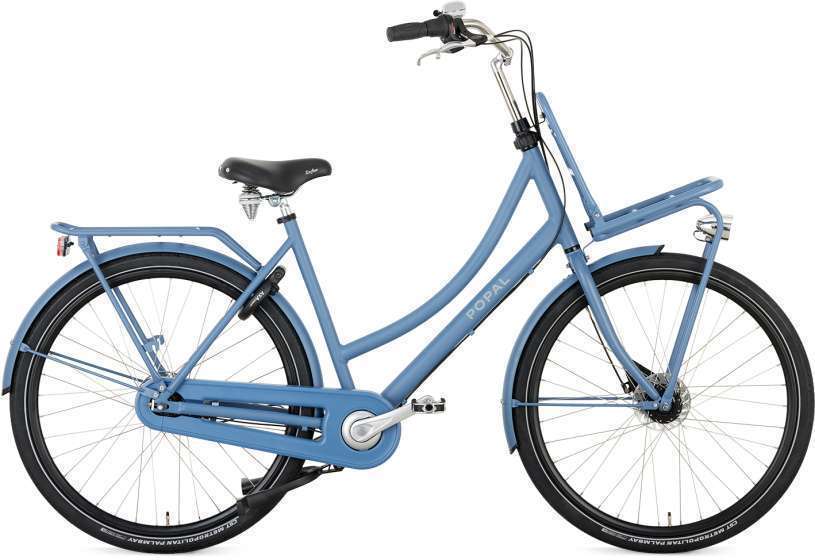 Popal | Dames Transportfiets Daily Dutch Prestige 28 Inch 59 cm 7V Rollerbrake Lichtblauw