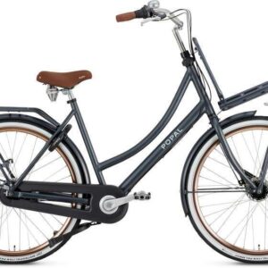 Popal | Dames Transportfiets Daily Dutch Prestige 28 Inch 47 cm 7V Rollerbrake Petrolblauw