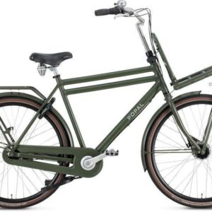 Popal | Heren Transportfiets Daily Dutch Prestige 28 Inch 50 cm 7V Rollerbrake Legergroen