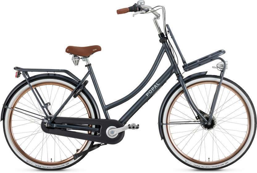 Popal | Dames Transportfiets Daily Dutch Prestige 28 Inch 59 cm 7V Rollerbrake Petrolblauw