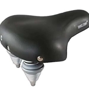 Selle Comfort | Retro Fietszadel 27 x 24,5 cm Foam Zwart