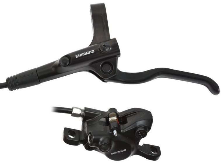 Shimano | Schijfremset voor MT200 Zwart zonder Remschijf
