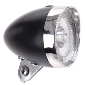 Simson | Koplamp classic mini batterijen voorvork zwart