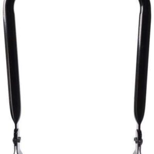 Simson | Rugleuning met rugkussen 27 cm zwart