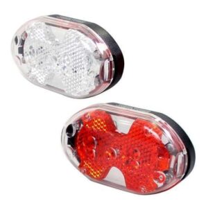 Simson | Verlichtingsset batterij led zwart/rood
