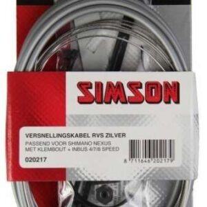 Simson | Versnellingskabel set Nexus 1700/2150 mm grijs/zilver