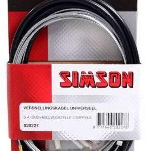 Simson | versnellingskabel set SA/Gazelle 1700/2150 mm zw/zi