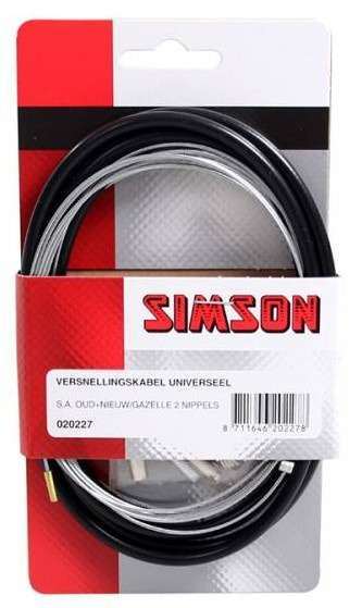 Simson | versnellingskabel set SA/Gazelle 1700/2150 mm zw/zi