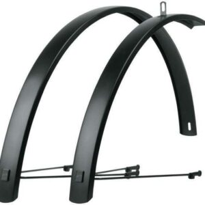 SKS | Spatbordenset edge 28 inch 46 mm aluminium zwart